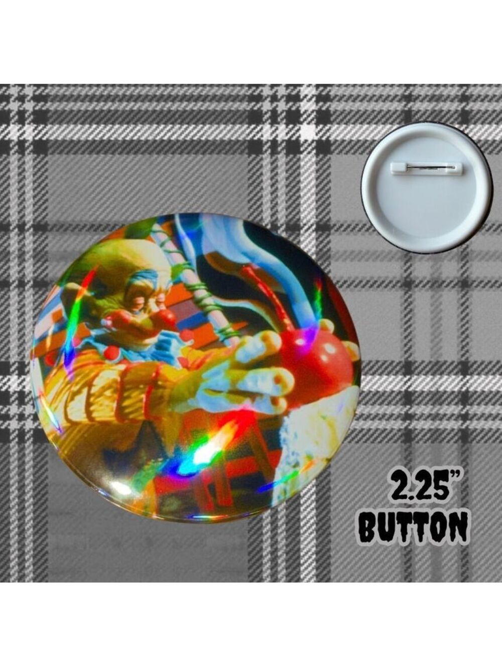 Shorty Killer Klowns Inspired 2.25” Button